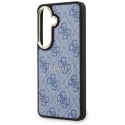 Guess 4G Embossed Ring MagSafe - Etui Samsung Galaxy S26 (niebieski)
