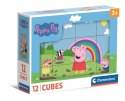 Klocki 12el. - Świnka Peppa | Clementoni