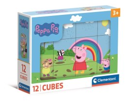 Klocki 12el. - Świnka Peppa | Clementoni