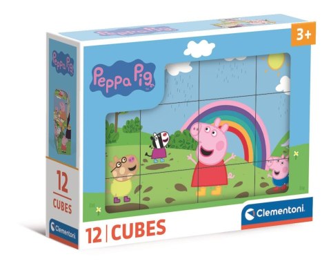 Klocki 12el. - Świnka Peppa | Clementoni