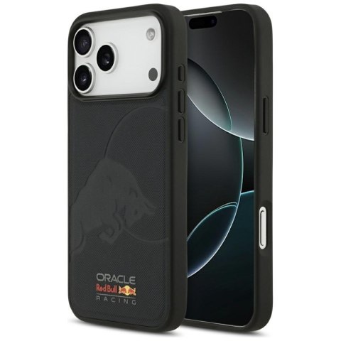 Red Bull Meshed Debossed Bull MagSafe - Etui iPhone 17 Pro Max (granatowy)
