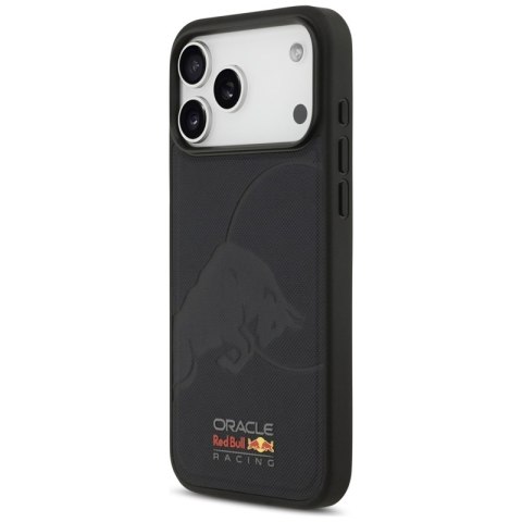 Red Bull Meshed Debossed Bull MagSafe - Etui iPhone 17 Pro Max (granatowy)