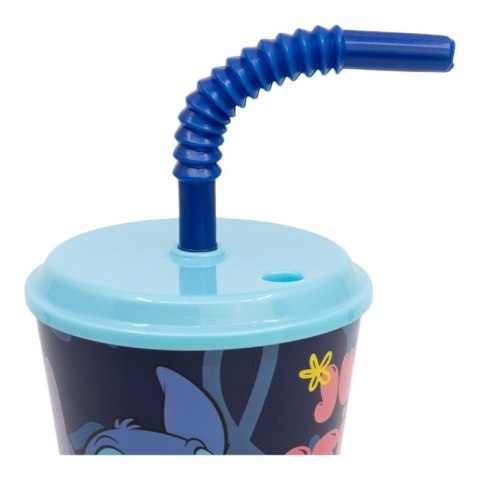 Disney Stitch - Kubek ze słomką z kolekcji Palms 430 ml
