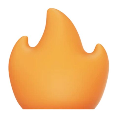 Klosz Flame do lampki Flextail Tiny Pump 2X (pomarańczowy)