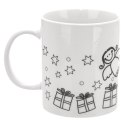 Kubek do Malowania z Farbami Porcelanowy 350 ml ORION z Pędzelkiem