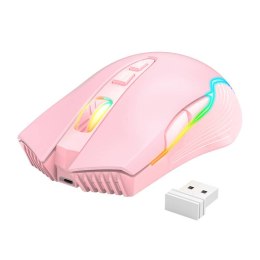 Mysz bezprzewodowa ONIKUMA CW905 2.4GHz (różowa)