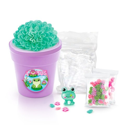 So Slime Kwiatowe Kreacje - Kwiat Lotosu - fioletowa doniczka