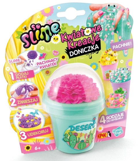 So Slime Kwiatowe Kreacje - Magiczna Pustynia - zielona doniczka