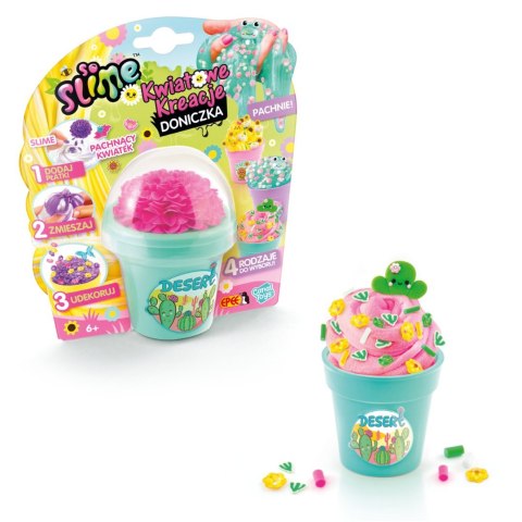 So Slime Kwiatowe Kreacje - Magiczna Pustynia - zielona doniczka