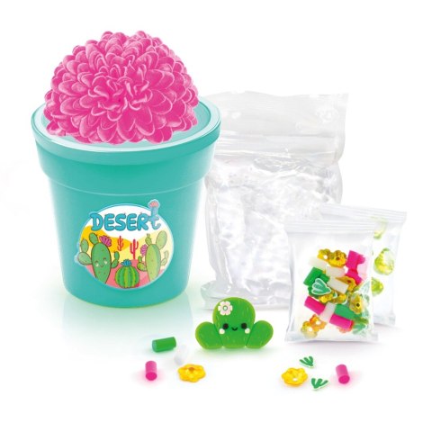 So Slime Kwiatowe Kreacje - Magiczna Pustynia - zielona doniczka