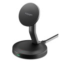 Spigen EF151MS Essential - Ładowarka indukcyjna MagSafe 15W (Czarny)