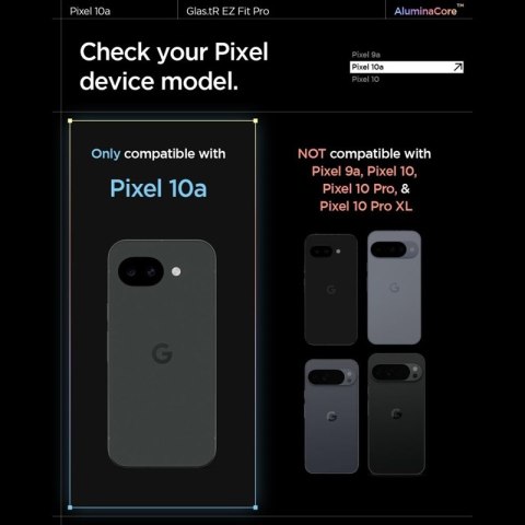 Spigen GLAS.TR EZ Fit Pro AC 2-Pack - Szkło hartowane do Google Pixel 10a (2 szt)