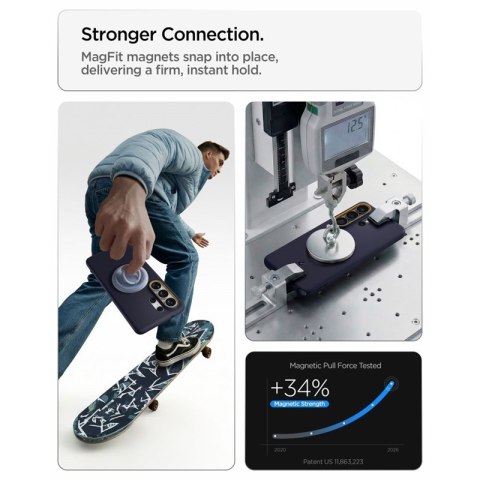 Spigen Nano Pop Mag MagSafe - Etui do Samsung Galaxy S26 Ultra (Blueberry Navy)