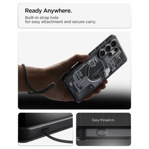 Spigen Ultra Hybrid Mag MagSafe - Etui do Samsung Galaxy S26 Ultra (Zero One Black)