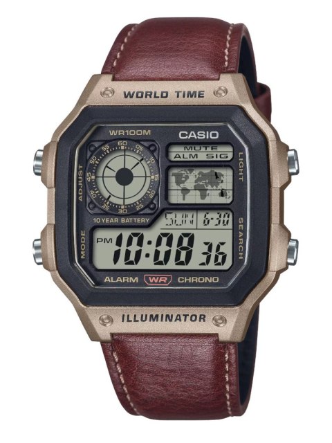 ZEGAREK MĘSKI CASIO AE-1200WHL-5A + BOX