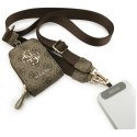 Guess 4G Metal Logo Universal Crossbody Phone Strap Small Purse - Smycz / pasek na ramię z portfelem do telefonu (brązowy)