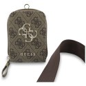 Guess 4G Metal Logo Universal Crossbody Phone Strap Small Purse - Smycz / pasek na ramię z portfelem do telefonu (brązowy)