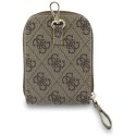 Guess 4G Metal Logo Universal Crossbody Phone Strap Small Purse - Smycz / pasek na ramię z portfelem do telefonu (brązowy)