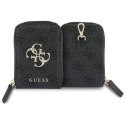 Guess 4G Metal Logo Universal Crossbody Phone Strap Small Purse - Smycz / pasek na ramię z portfelem do telefonu (czarny)