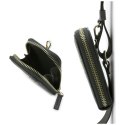 Guess 4G Metal Logo Universal Crossbody Phone Strap Small Purse - Smycz / pasek na ramię z portfelem do telefonu (czarny)