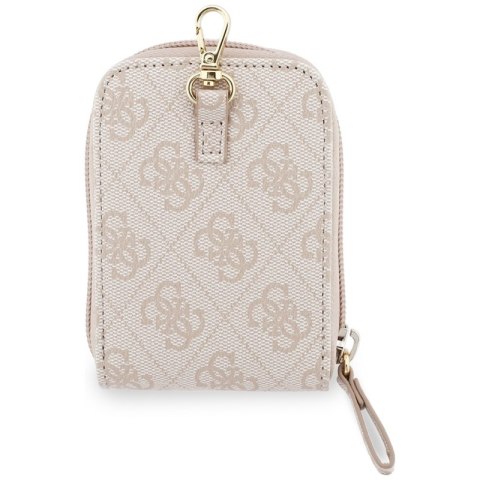 Guess 4G Metal Logo Universal Crossbody Phone Strap Small Purse - Smycz / pasek na ramię z portfelem do telefonu (różowy)