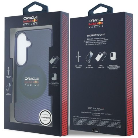 Red Bull Double Layer Blended Lines MagSafe - Etui Samsung Galaxy S26 (granatowy)