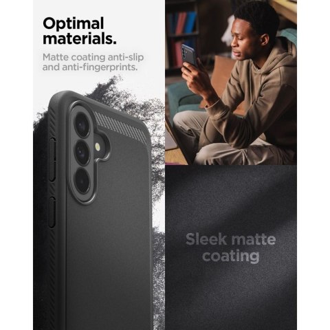 Spigen Rugged Armor - Etui do Samsung Galaxy A37 5G (Matte Black)