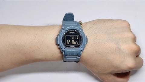 ZEGAREK MĘSKI CASIO W-219HC-2BVDF + BOX