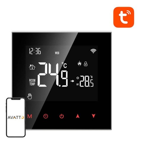 Termostat AVATTO WT100 Wi-Fi 3A Tuya do podgrzewacza wody