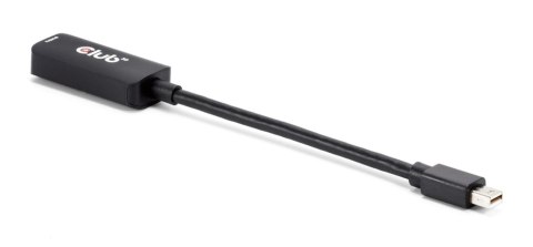 CLUB3D CAC-1188 adapter kablowy 0,09 m Mini DisplayPort HDMI Czarny