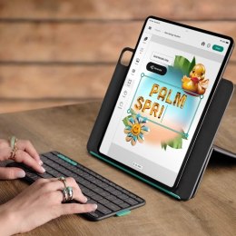 Logitech Flip Folio QWERTY Amerykański międzynarodowy Bluetooth Grafitowy