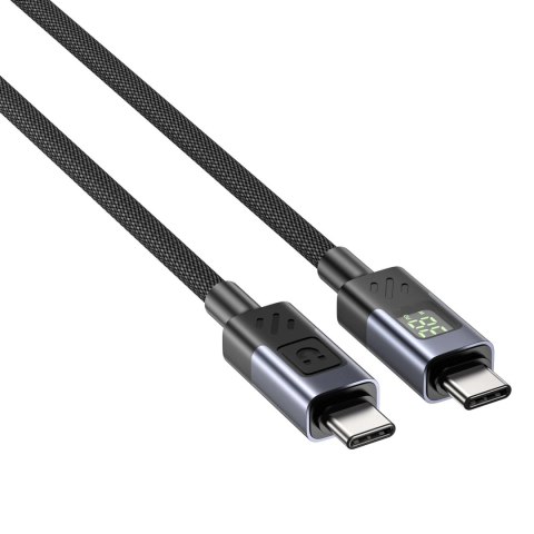 PRZEWÓD Z WYŚWIETLACZEM C14158ABK01-3M USB-C/USB-C 3.0 m UNITEK