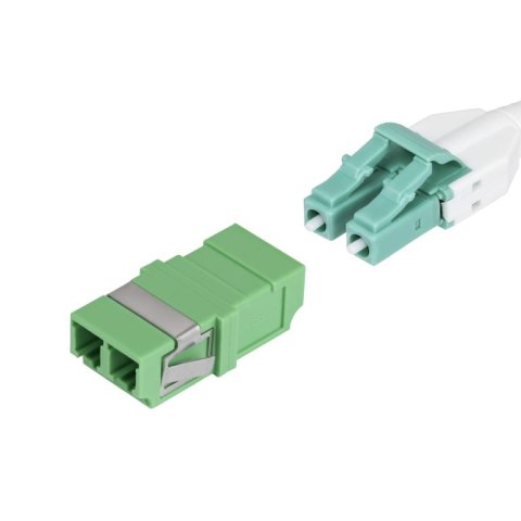 StarTech DUPLEXLCAPCNOF adapter światłowodowy LC/APC 10 szt. Zielony