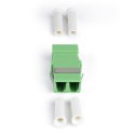 StarTech DUPLEXLCAPCNOF adapter światłowodowy LC/APC 10 szt. Zielony
