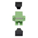 StarTech SIMPLEXSCAPCF adapter światłowodowy SC 10 szt. Zielony