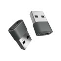Adaptor przejściówka V-TAC USB do type C czarna VT-5319