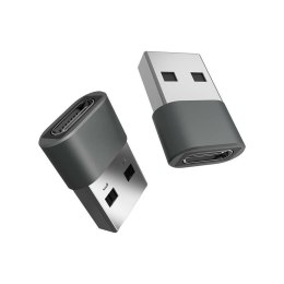 Adaptor przejściówka V-TAC USB do type C czarna VT-5319