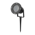 Oprawa gruntowa ogrodowa wbijana aluminium GU10 czarna IP65 V-TAC VT-7701 3 lata gwarancji