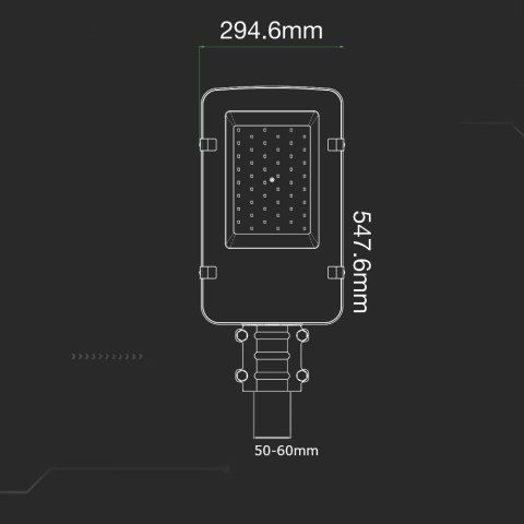 Oprawa uliczna LED V-TAC SAMSUNG CHIP 100W VT-100ST 6500K 10000lm 5 lat gwarancji