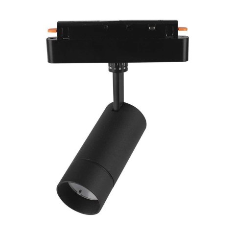 Oprawa projektor szynosystem smart 48V V-TAC 8W LED CCT 27st smart WI-FI tracklight czarna VT-908D 2700K-6400K 700lm 3 lata gwar