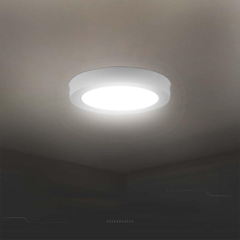 Panel LED V-TAC natynkowy premium downlight 6W okrągły fi120 VT-60006 4000K 660lm