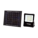 Projektor LED solarny V-TAC 16W pilot auto timer IP65 VT-55200 6400K 1600lm