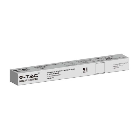 Ramka natynkowa do paneli backlight LED 600x600x43mm V-TAC