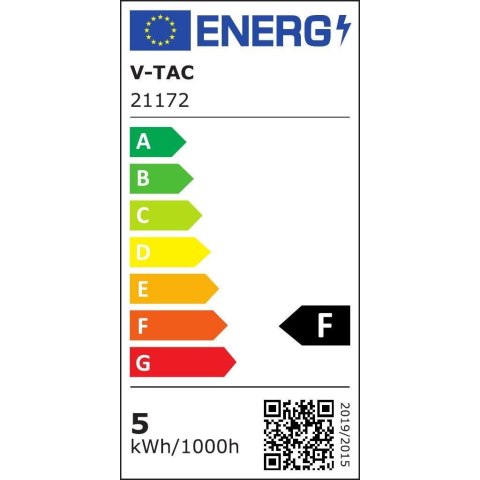 Żarówka LED V-TAC SAMSUNG CHIP 4,5W E14 świeczka VT-226 4000K 470lm 5 lat gwarancji