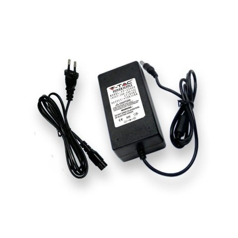 Zasilacz LED V-TAC 30W 12V 2.5A wtyczkowy desktop z przewodami VT-23031