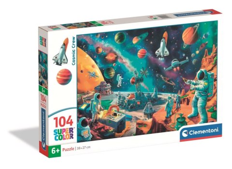 Clementoni: Puzzle 104el. - Cosmic Crew