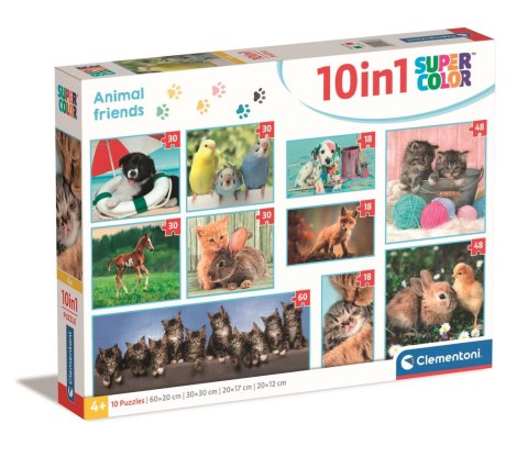 Clementoni: Puzzle 10w1 - Animal Friends