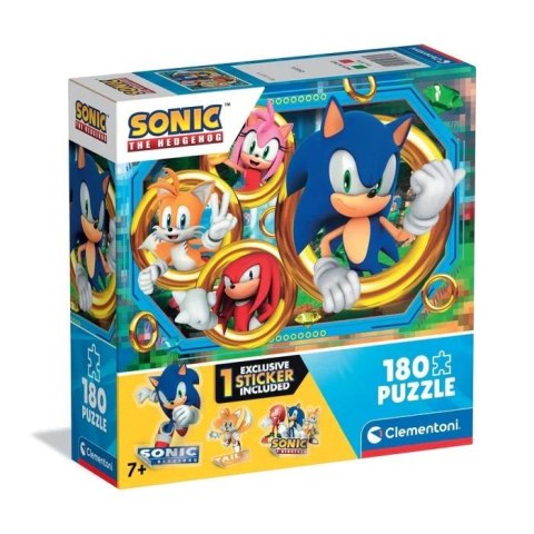 Clementoni: Puzzle 180el. - Sonic