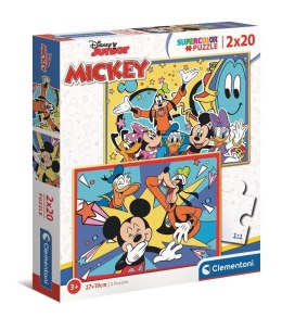 Clementoni: Puzzle 2x20el. - Mickey