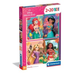 Clementoni: Puzzle 2x20el. - Princess